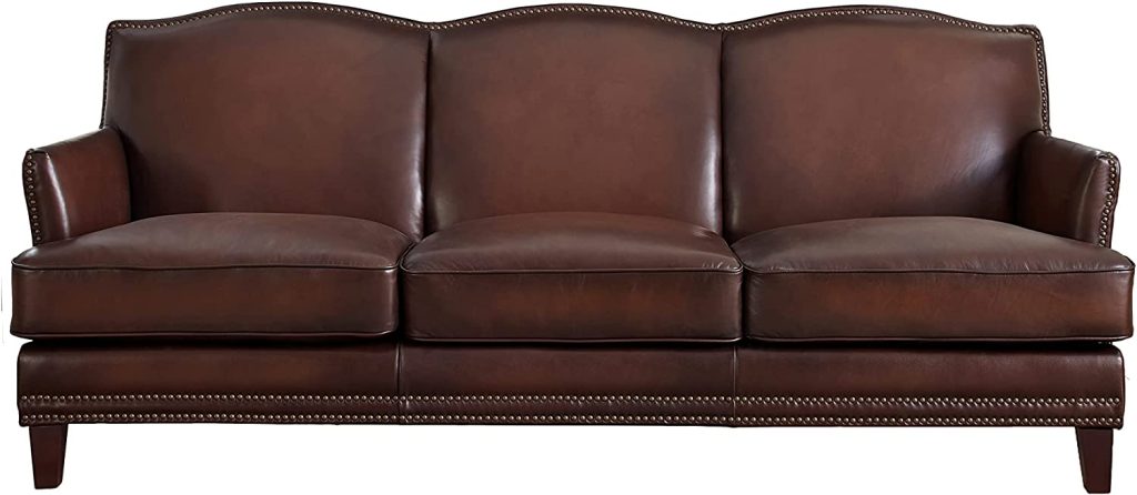 Caramel Brown Top Grain Sofa