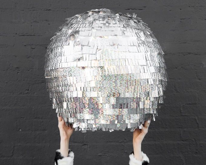 DIY Mirror Ball for NYE