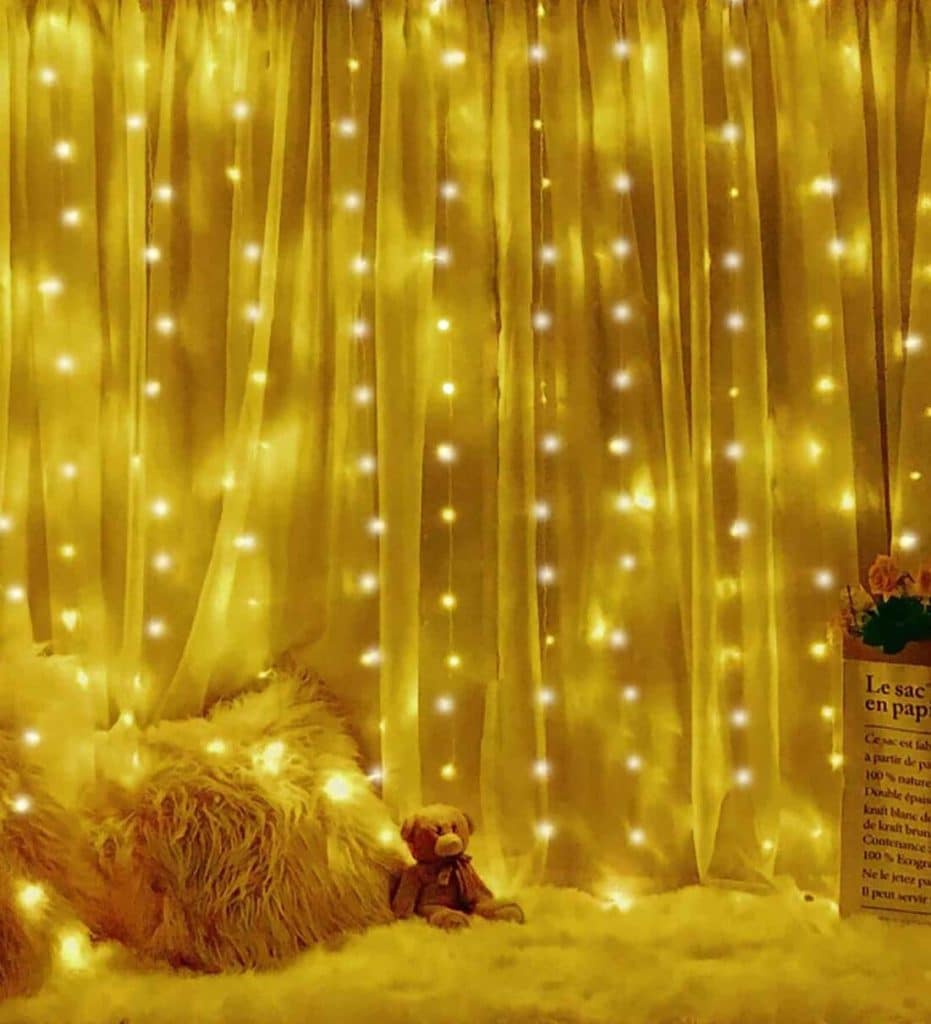 LED Window Curtain String Lights