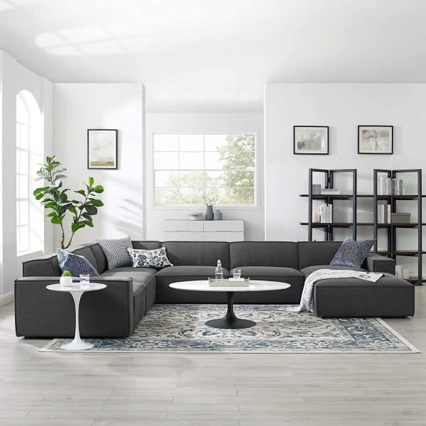 Gray Modular Sofa Set