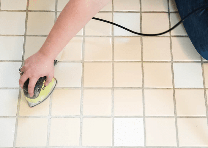 Sand The Tile Floors