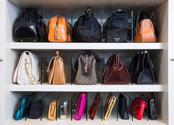 How to Store Handbags Purses in Your Home Closet A House in the Hills