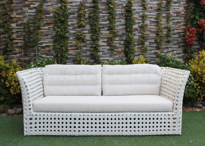 White Wicker Sofas