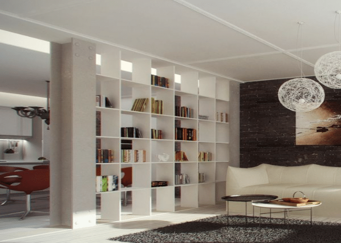 Bookshelf Room Dividers