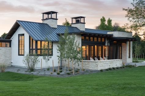 Ranch-style home exterior with limited verticality and single-story layout