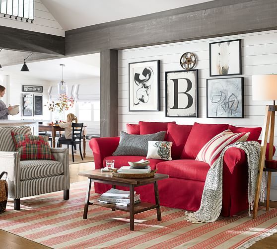 What's the Ideal Wall Color for a Red Sofa?