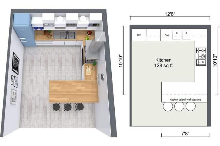 Plan the Layout of The Kitchen