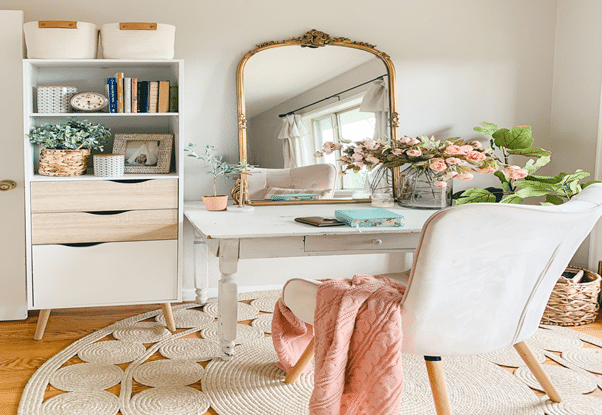 How to Convert Boho-Inspired Makeup Vanity?