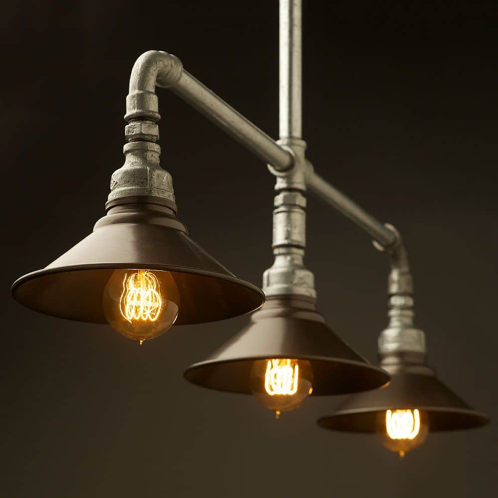 Exhaust Pipes: Industrial Lamp Fixtures