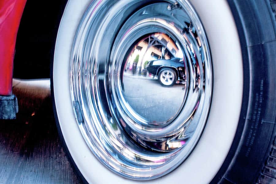 Hubcaps: Reflective Artwork