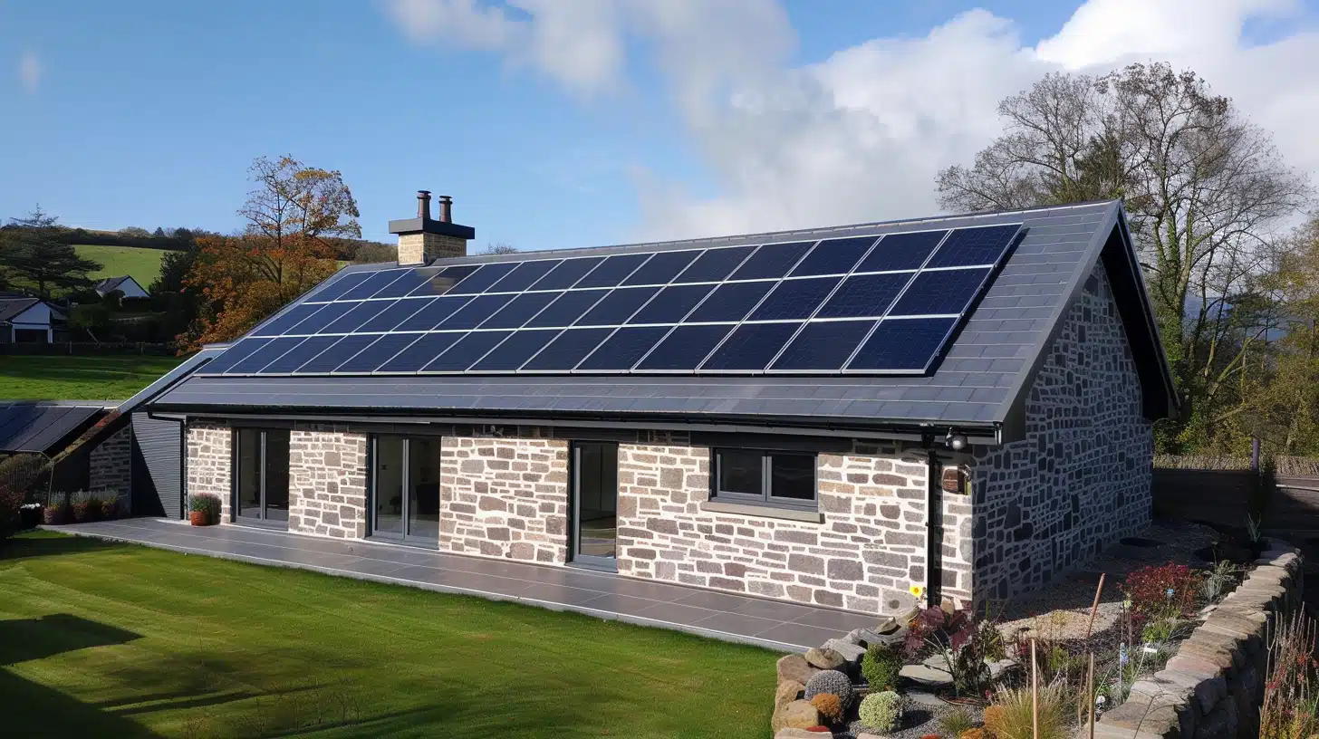 The Best Solar Panels UK - A House in the Hills