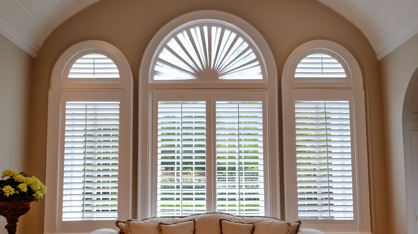 Custom Interior Shutters for Unique Window Shapes