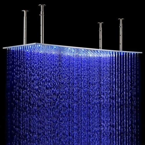 LED Shower Heads in Modern Bathrooms