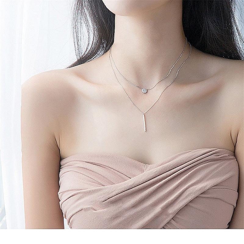 Layer with Elegant Jewelry