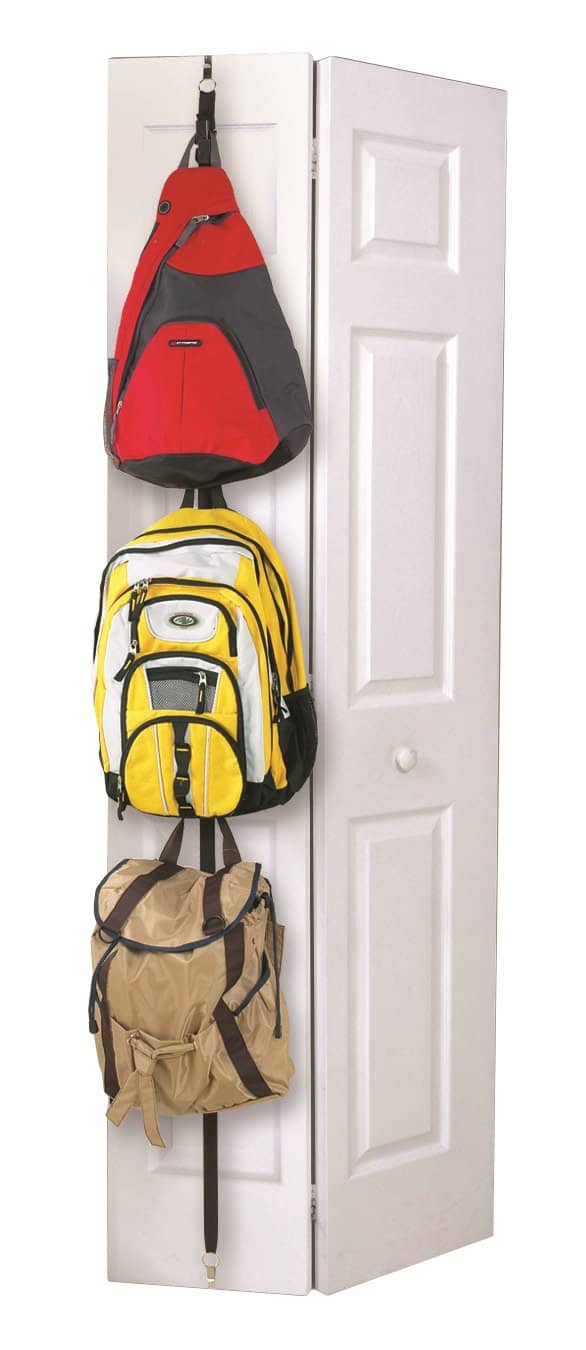 Backpack Over The Door Storage Rack