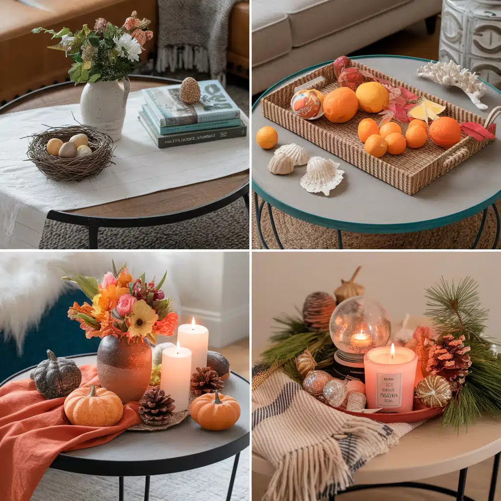 Changing Coffee Table Decor by Season