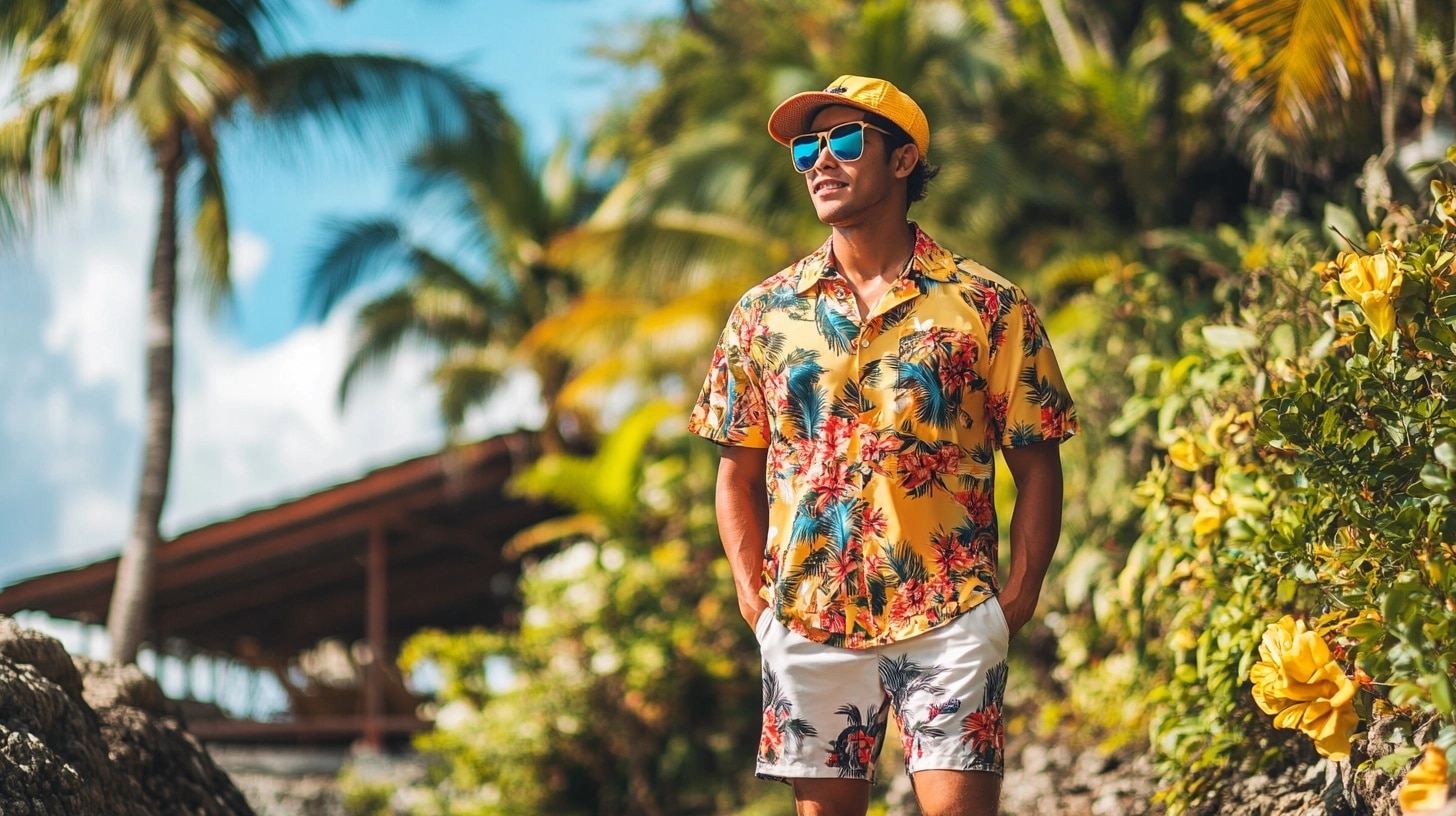 Classic Hawaiian Shirt & Shorts Combo