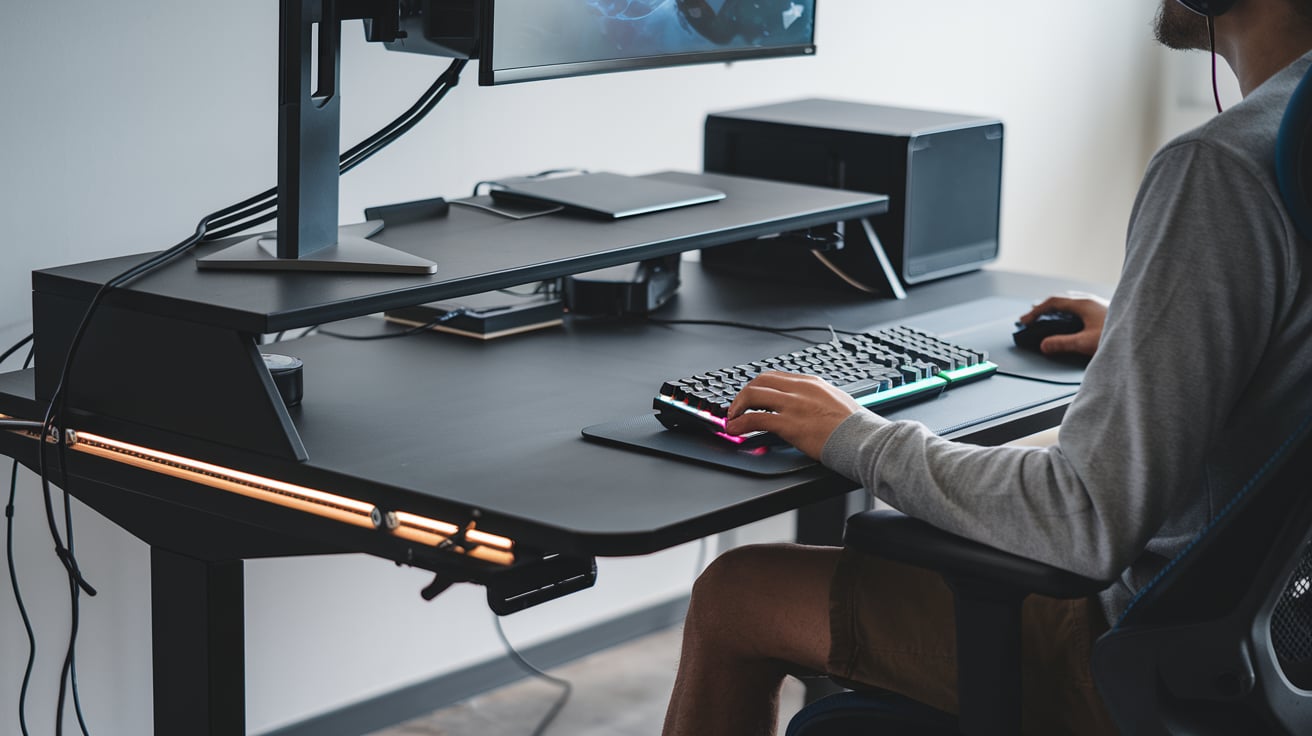 Desks for Gamers Desk Height During Long Gaming Sessions