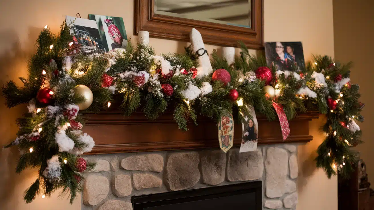 How to Decorate Your Mantel Garland