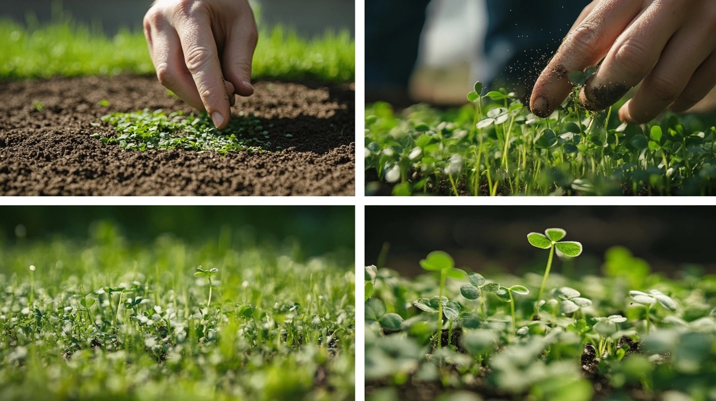 How to Plant Clover in Lawns