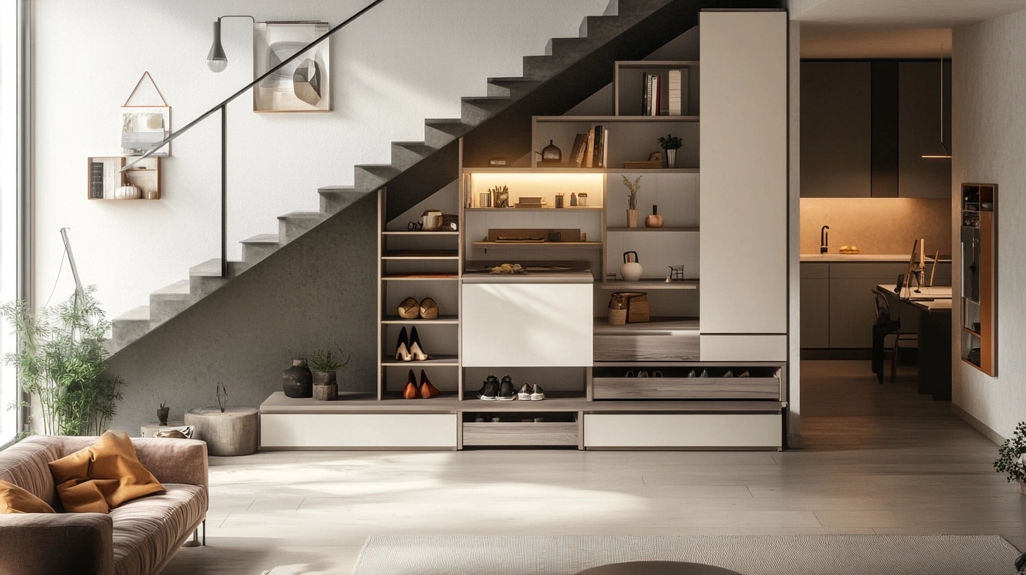 Innovative Solutions for Under-Stair Storage