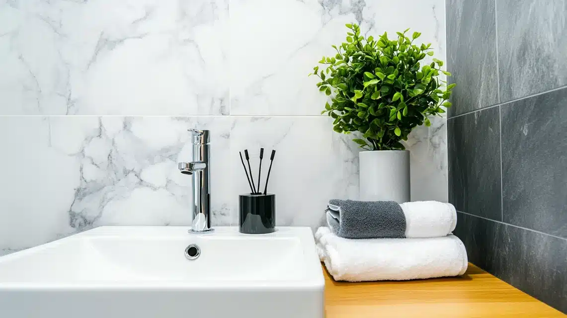 Marble Effect Bathroom