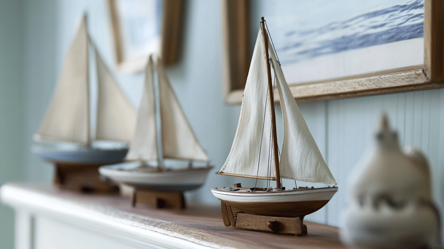 Miniature sailboats