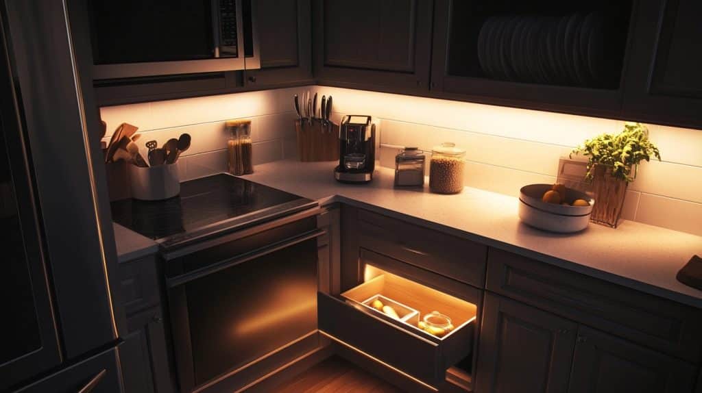 Motion-Sensor Cabinet Lighting