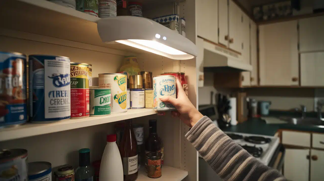 Motion-activated Pantry Lights