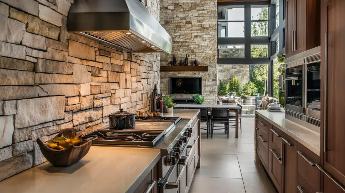 Stone Backsplash Ideas, Installation Tips, and Care