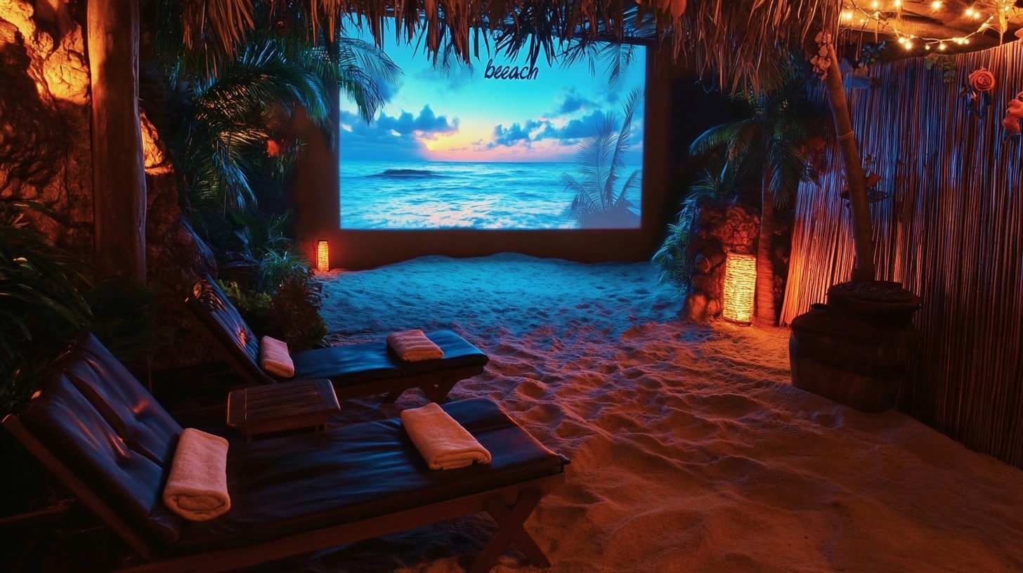 Sunset Beach Vibes (Approx. Budget - $50-$100 - For Projecter)