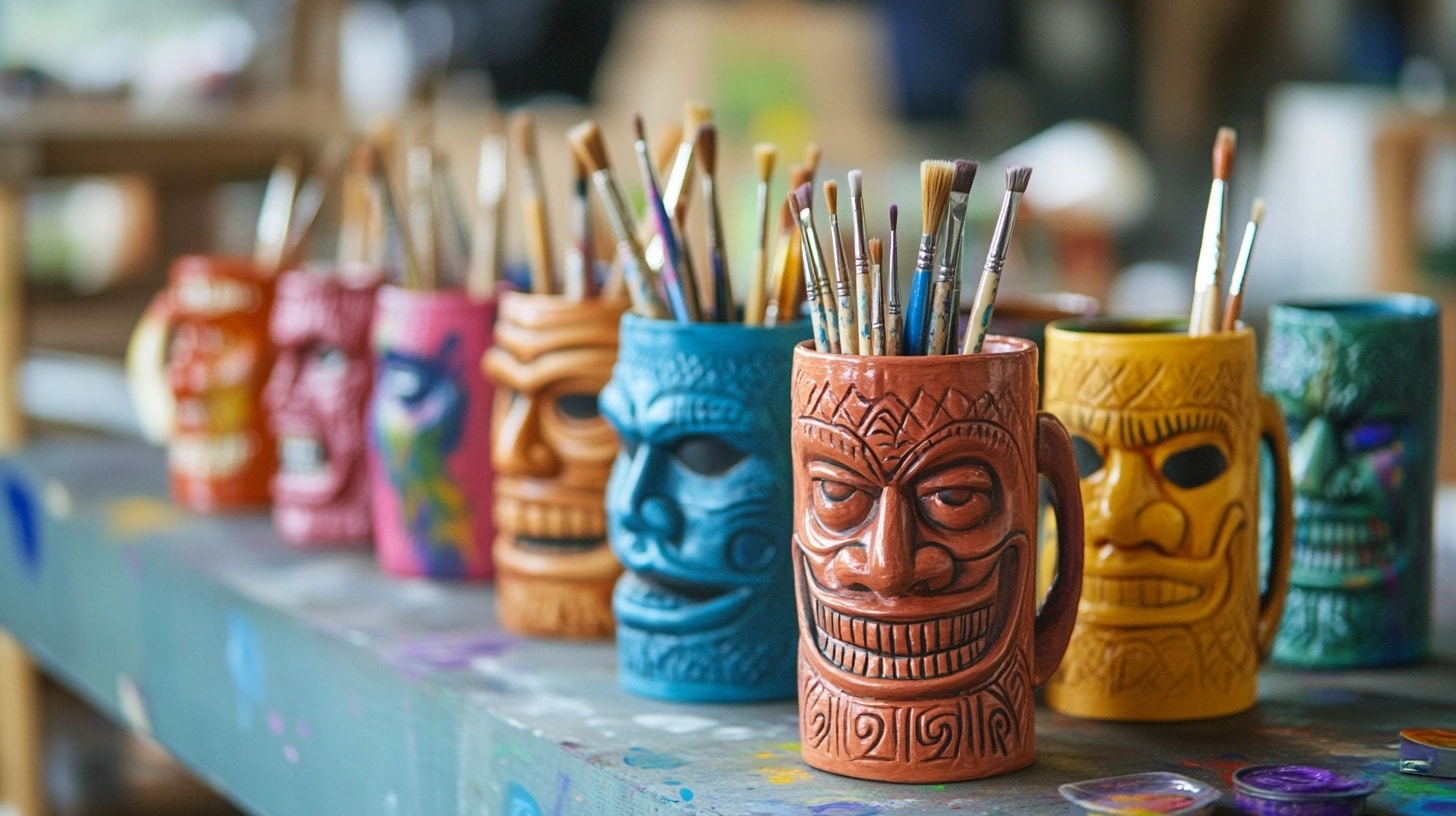 Tiki Mug Painting Station (Approx. Budget - $50-$100)