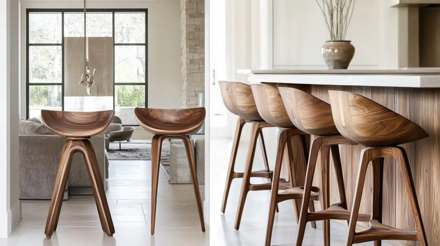 Top 6 Trends in Wooden Bar Stools for Modern and Rustic Interiors