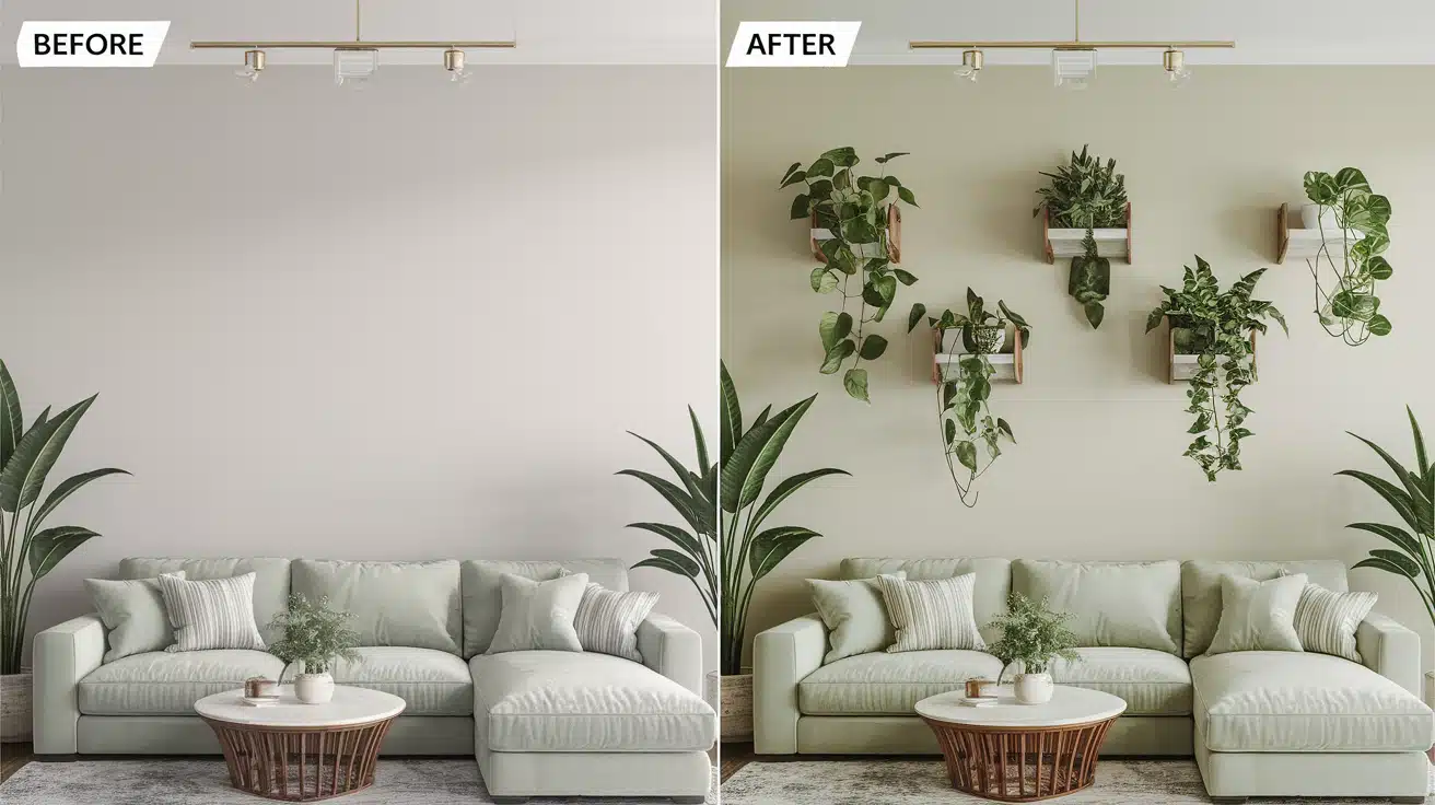 Wall-Mounted Plants