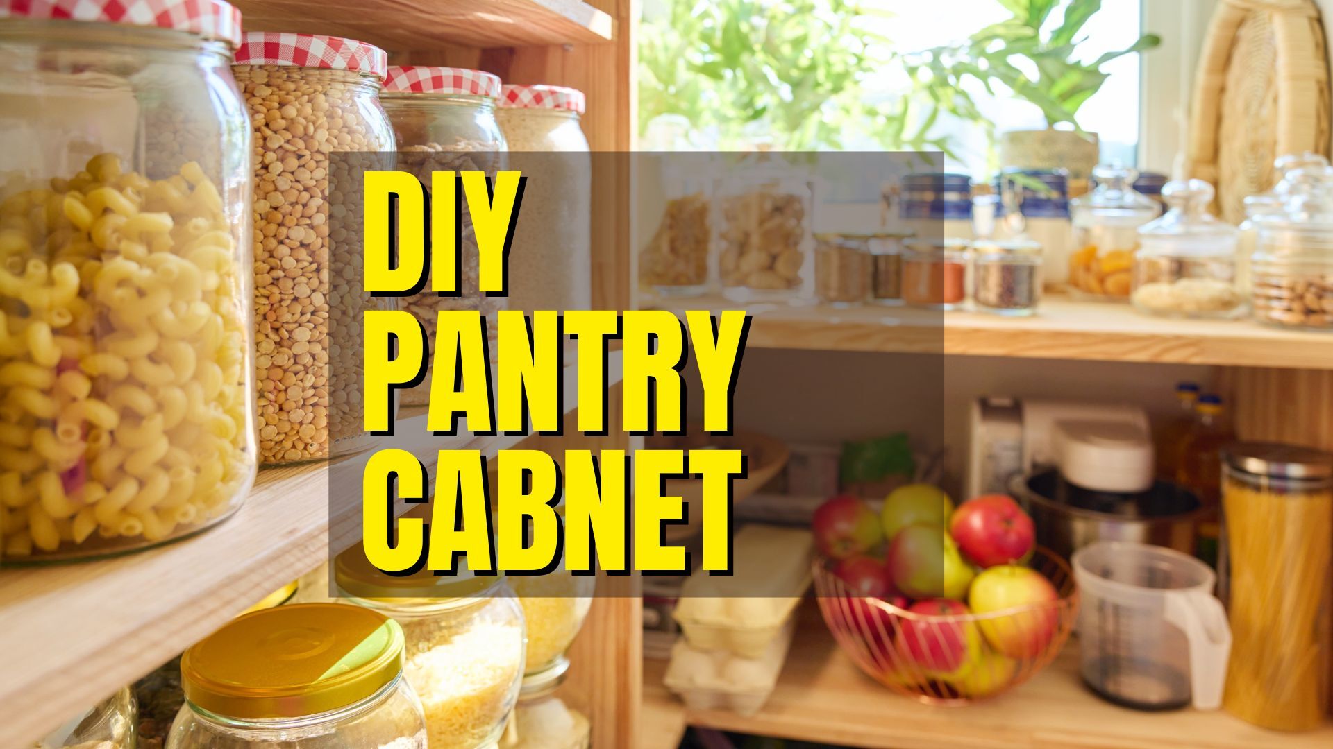 diy pantry cabinet