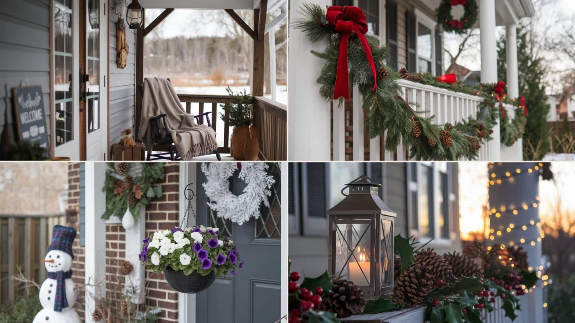 winter porch decor not christmas