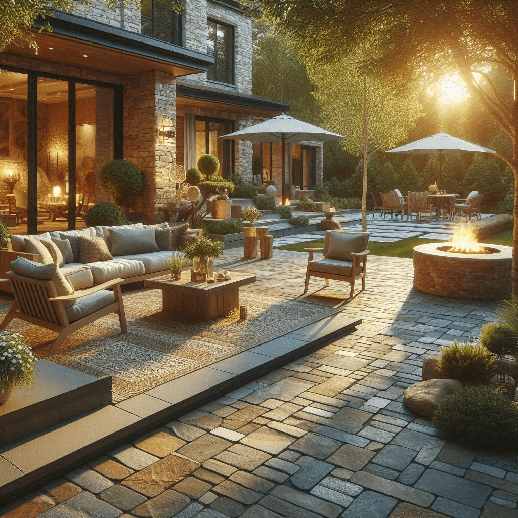 Creating Stylish Outdoor Living Spaces with Natural Stone