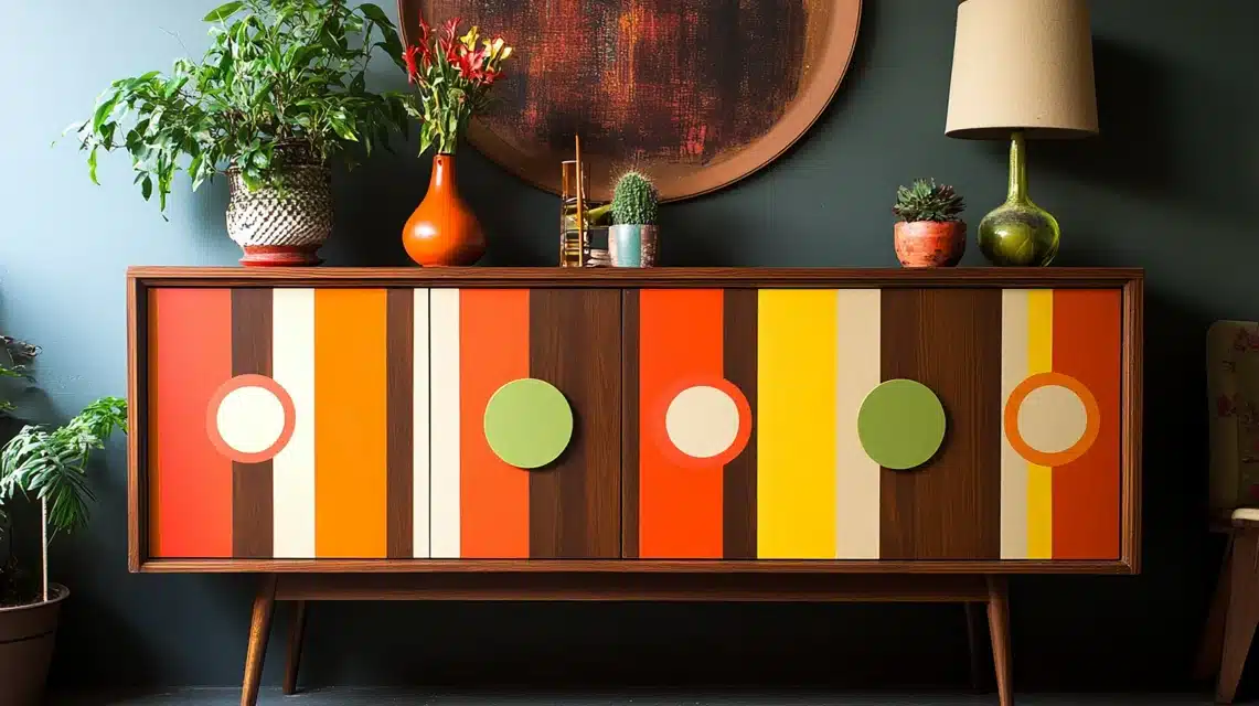 70s Style Side Cabinet