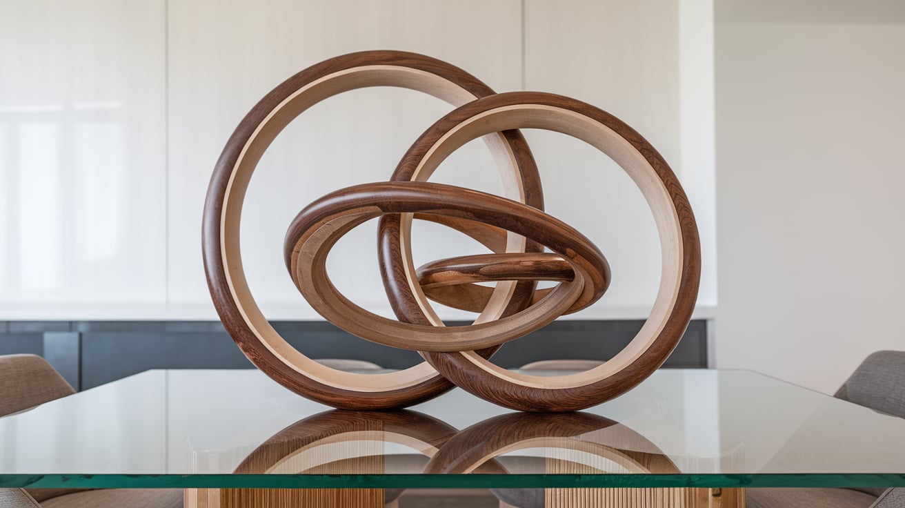 Abstract Wooden Sculpture