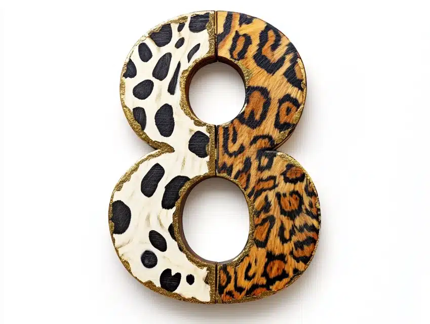 Animal Print Letters