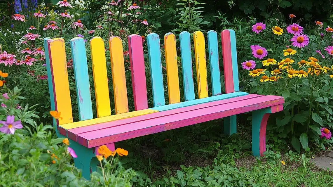 Bright Color Bench