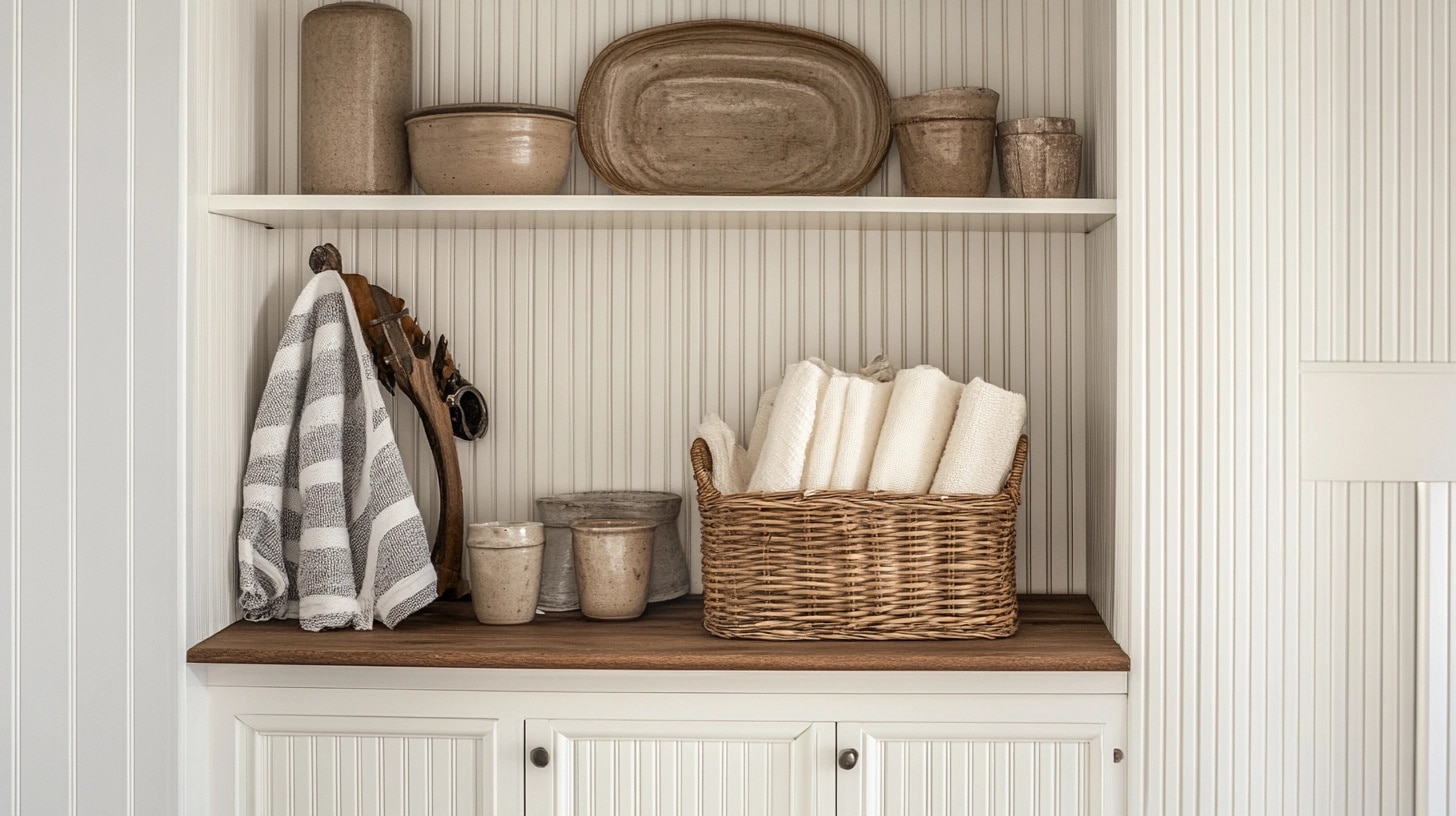 Built-Ins with Beadboard