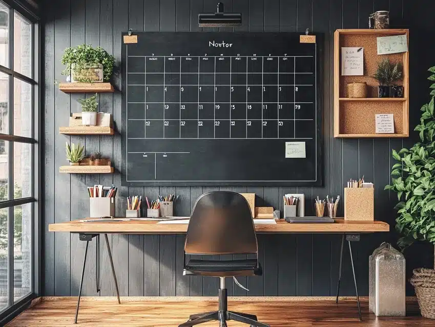 Calendar Wall Organization