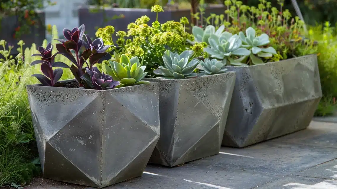 Comparison with Real Concrete Planters