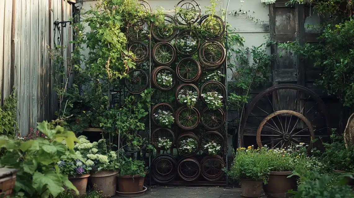 Creative Trellis Ideas Using Recycled Materials