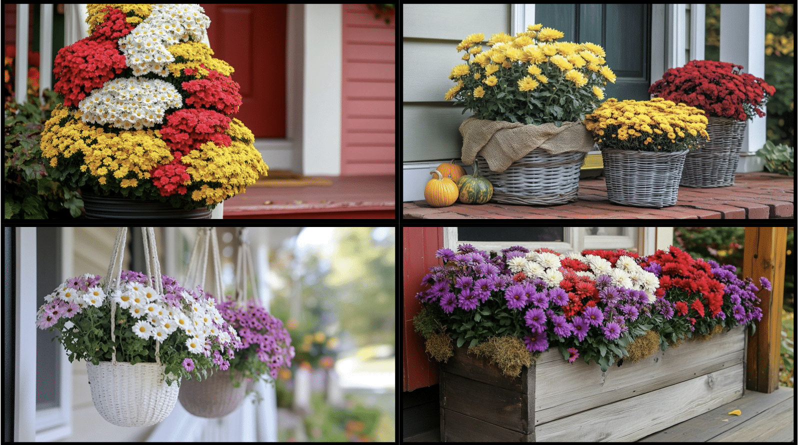 Creative Ways to Use Mums on Your Front Porch This Year