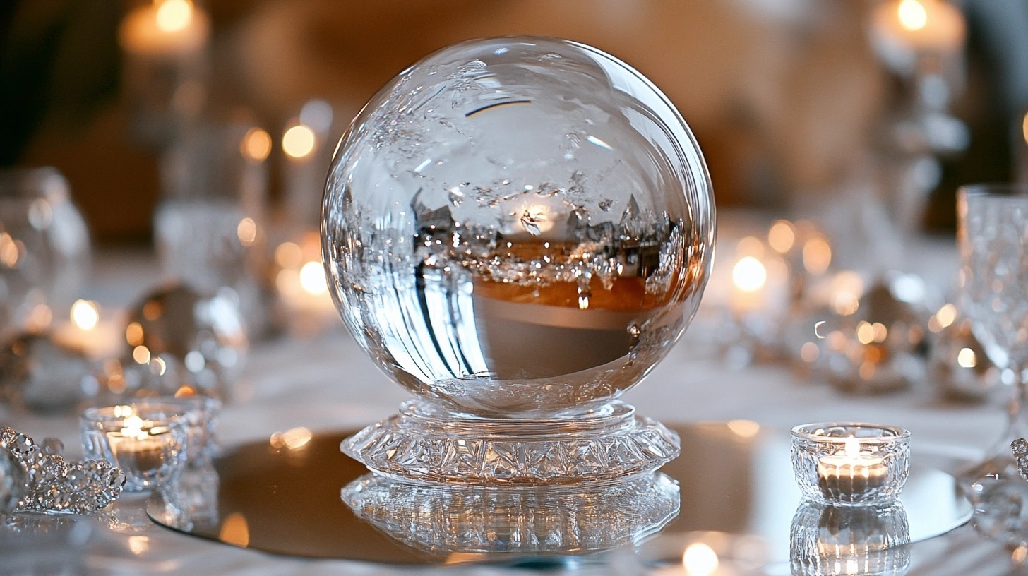 Crystal Ball Centerpiece