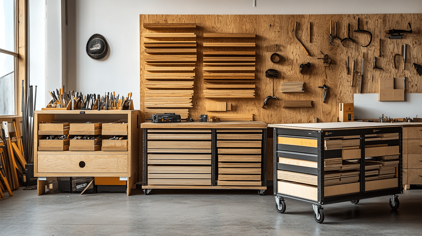 DIY Scrap Wood Storage