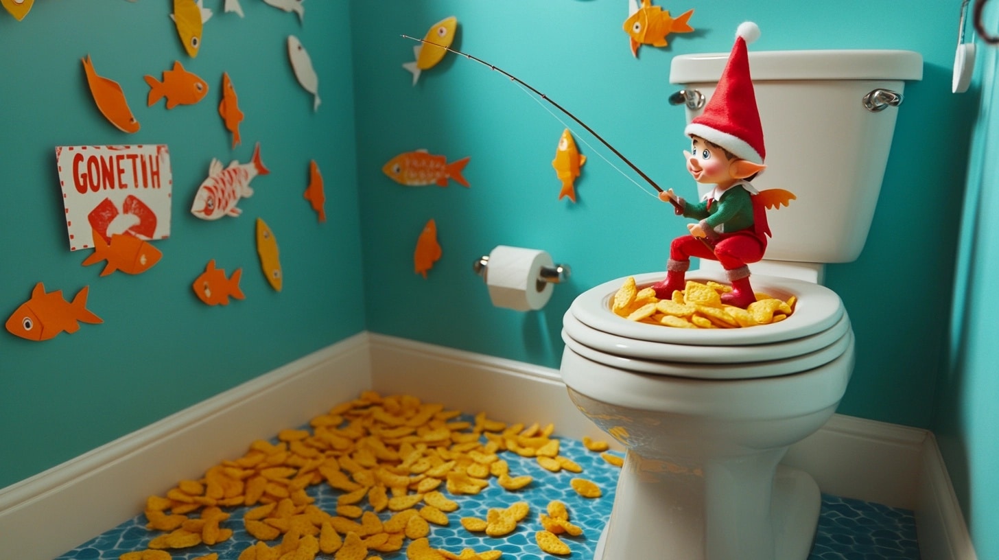 Fishing in the Toilet