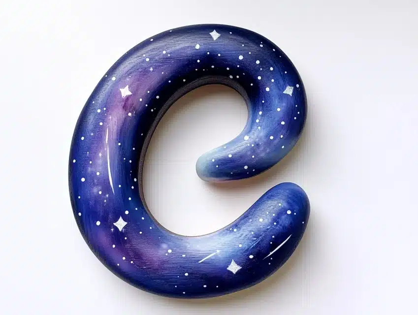 Galaxy-Inspired Letters